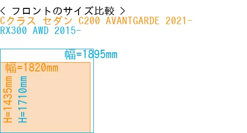 #Cクラス セダン C200 AVANTGARDE 2021- + RX300 AWD 2015-